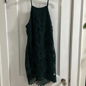 High neck dress